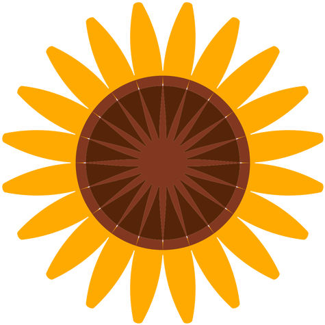 Sunflower Head Clipart Transparent Png - Party Hat Clip Art (512x512)