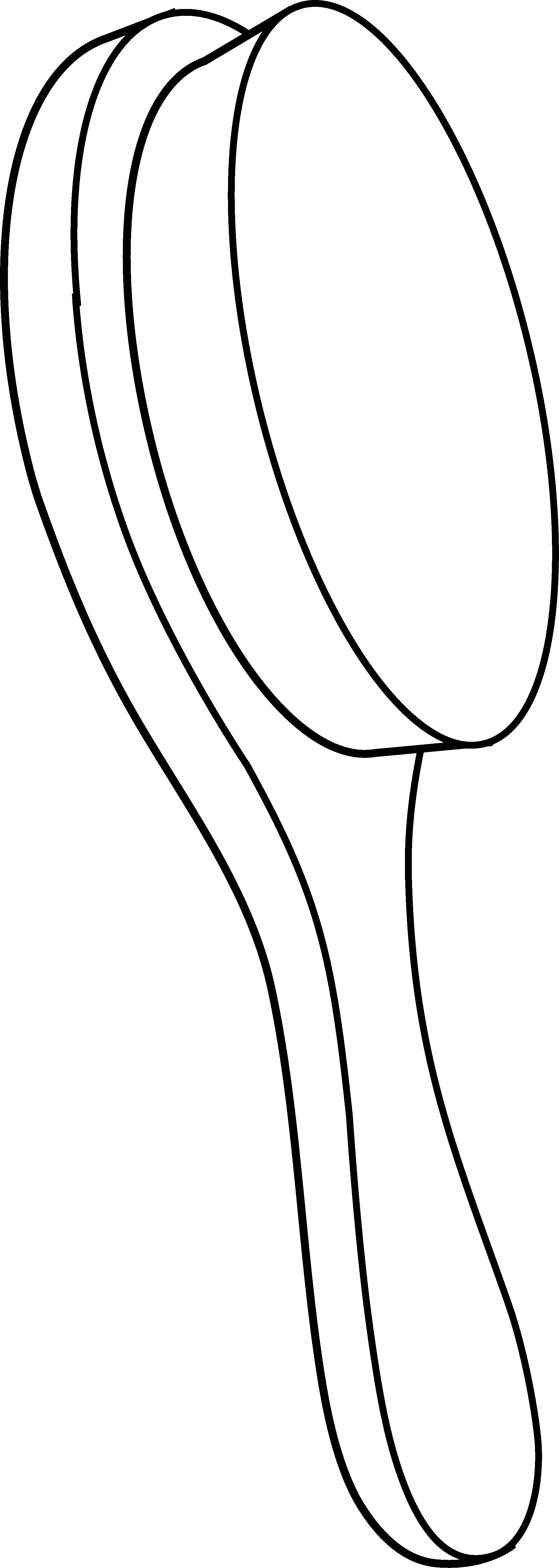 Hairbrush Line Art - Drawing Of A Hair Brush (2047x5737)