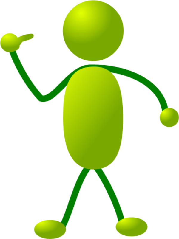 Stick Man Clipart - Me Stickman (600x802)