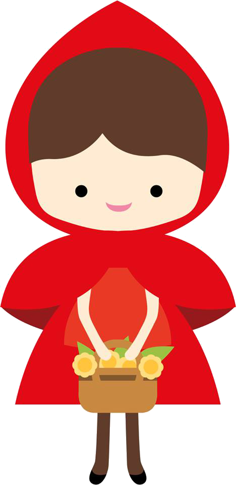 Selma De Avila Bueno - Little Red Riding Hood Clipart (470x960)
