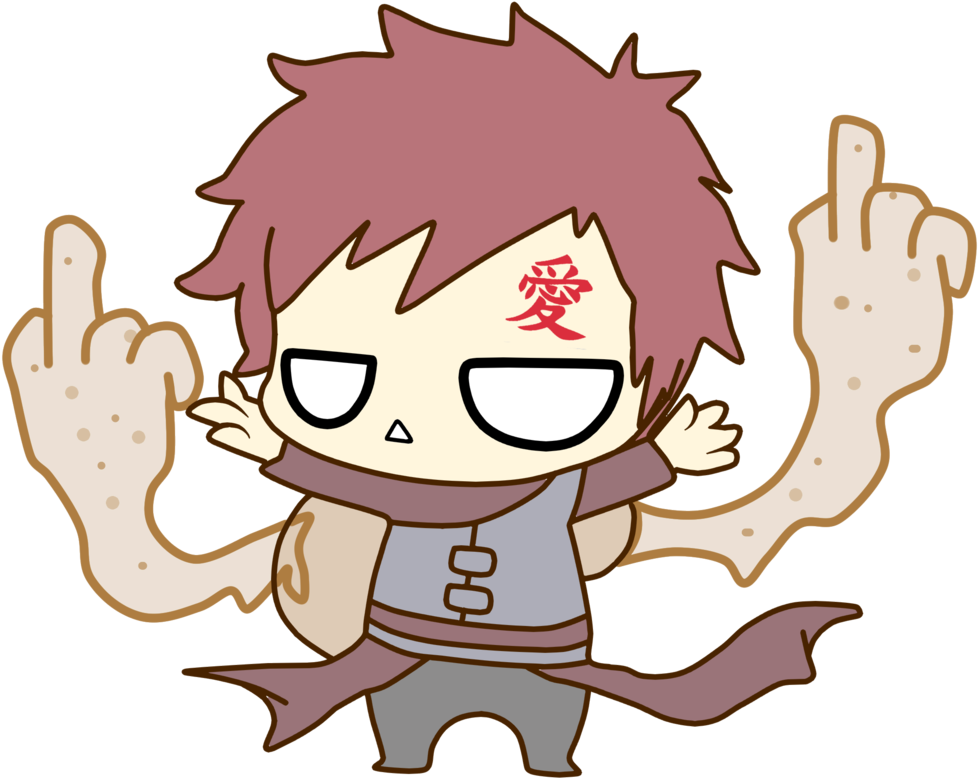 Naruto Cliparts - Gaara Chibi.