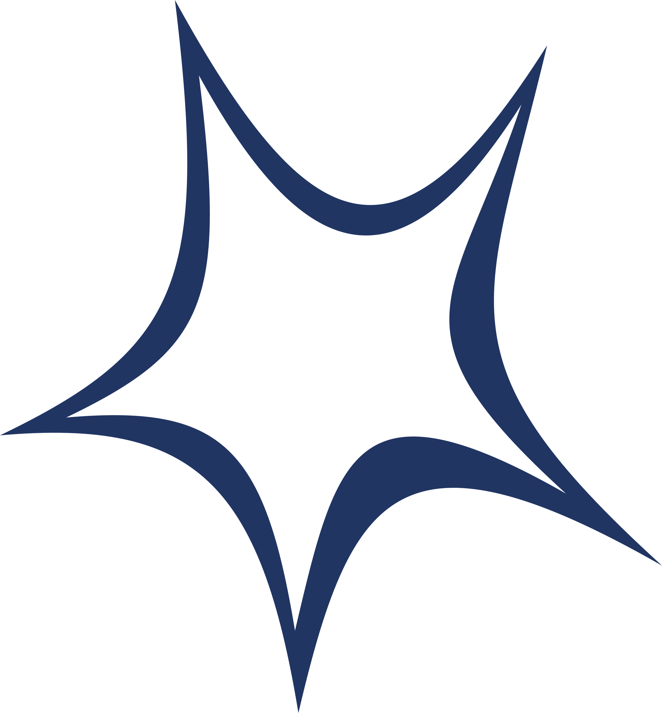 Simple Blue Star Clipart, Vector Clip Art Online, Royalty - Vector Graphics (2227x2400)