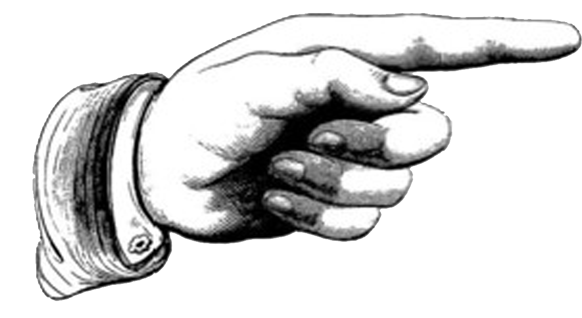 Hand Pointing Right Clipart - Quote From The Hobbit (1192x633)