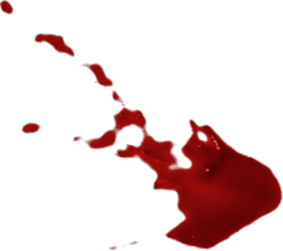 Blood Splatter Png - Halloween Blood Splatter (400x356)