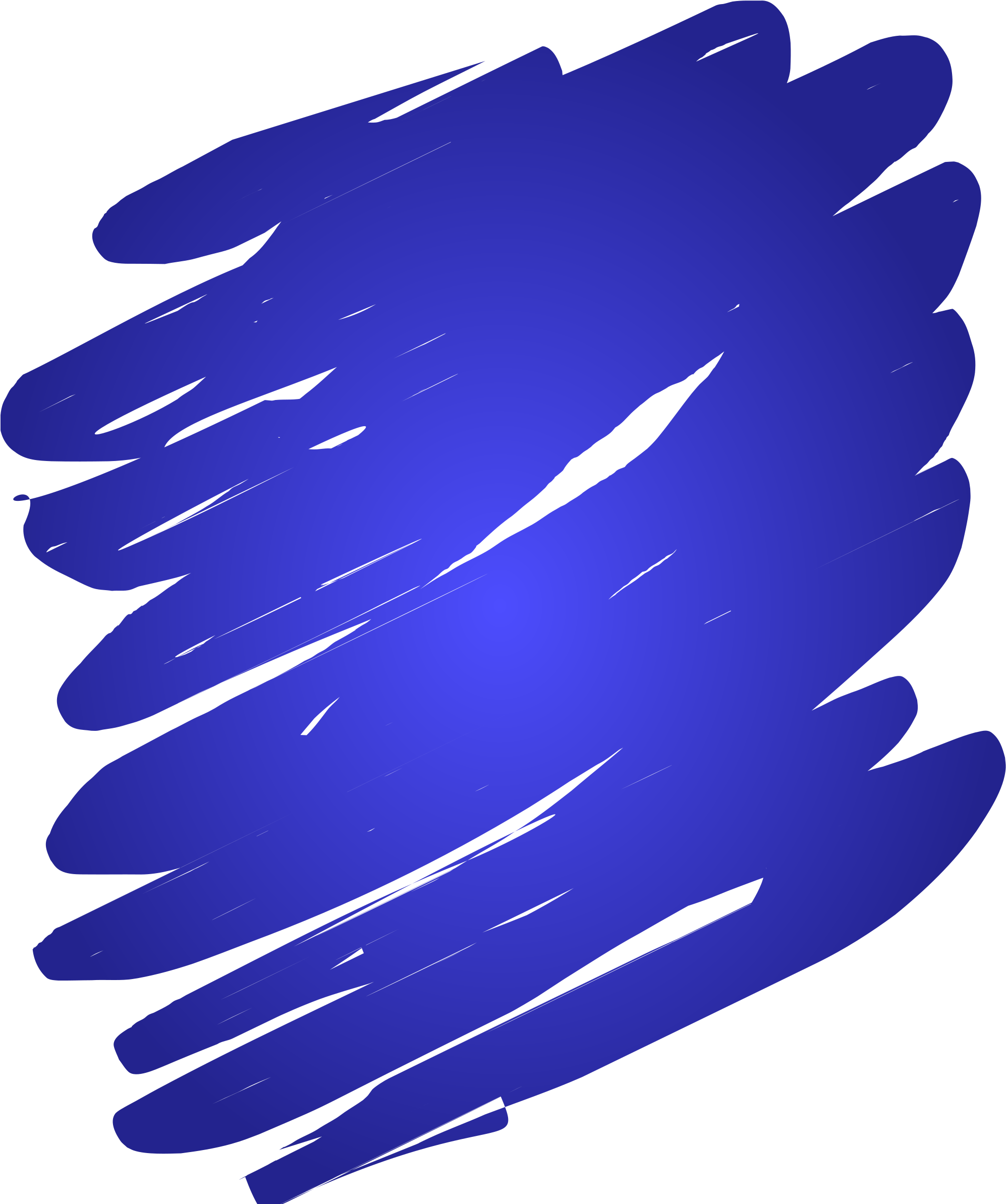 Blue Blend - Abstract Shapes Transparect Png (2005x2400)