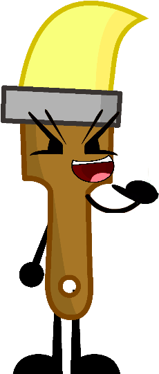 Paintbrush Inanimate Insanity By Treekothelizard - Cartoon (960x720)