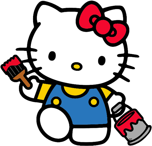 Hello Kitty Angel Hello Kitty Ballerina Hello Kitty - Hello Kitty, Hello Color! (497x482)