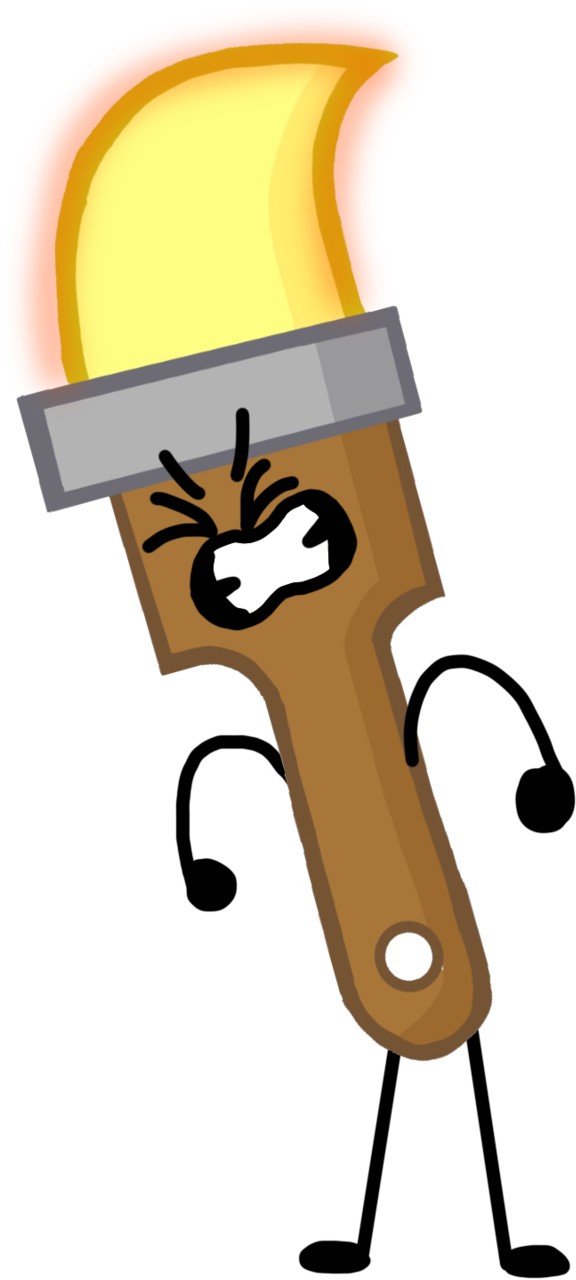 Paintbrush But In Bfb Style 2 By Sugar-creatorofsfdi - Bfb Ball Of Sugar (612x1306)