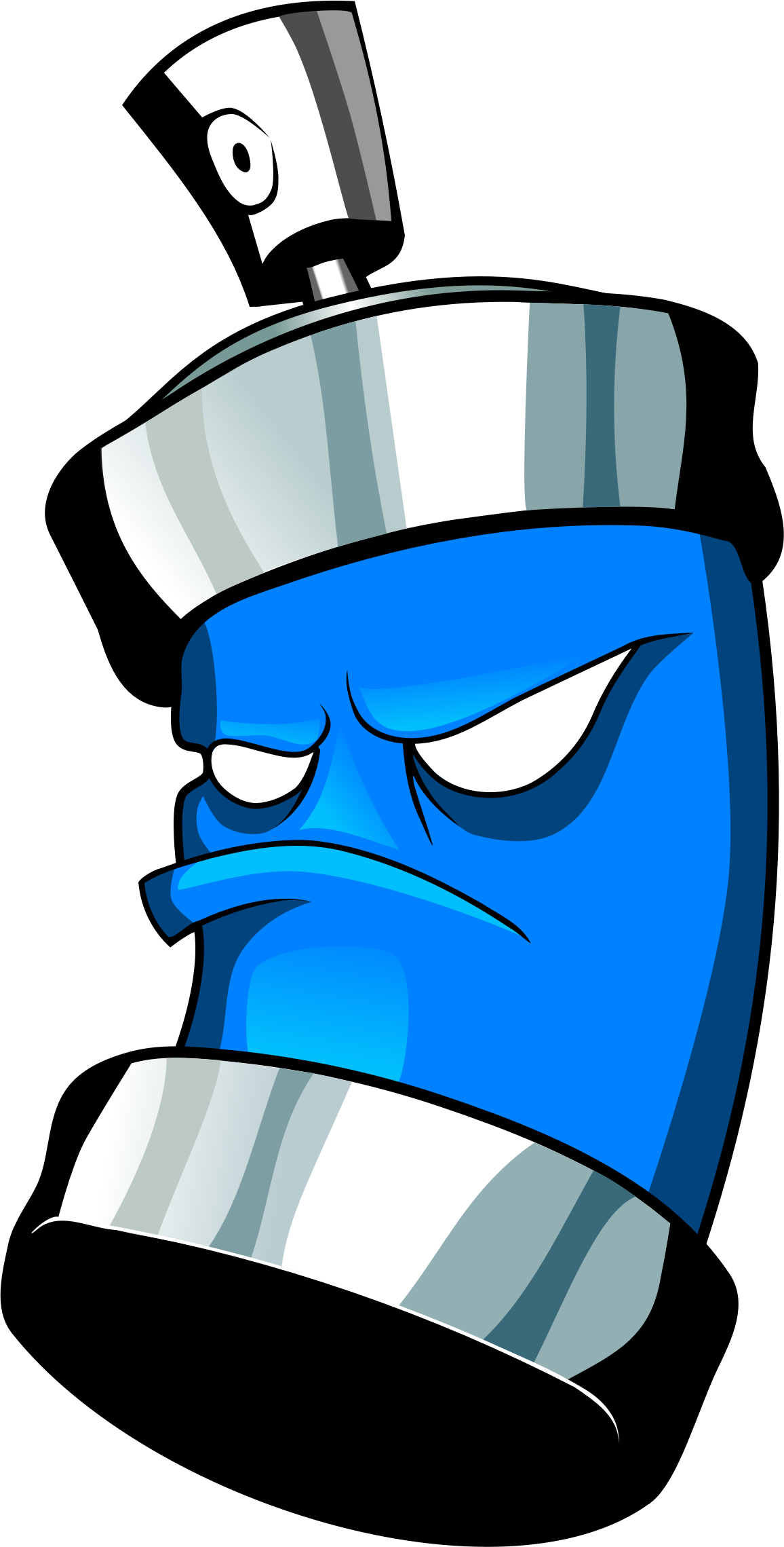 Graffiti Clipart Graffiti Spray Can Clipart - Graffiti Spray Paint Can (1156x2279)