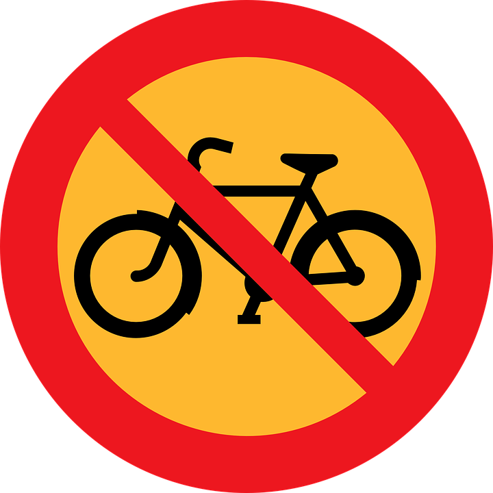 Bycicle, Cycling, Road Sign, Street Sign - No Entry For Bicycles (800x800)