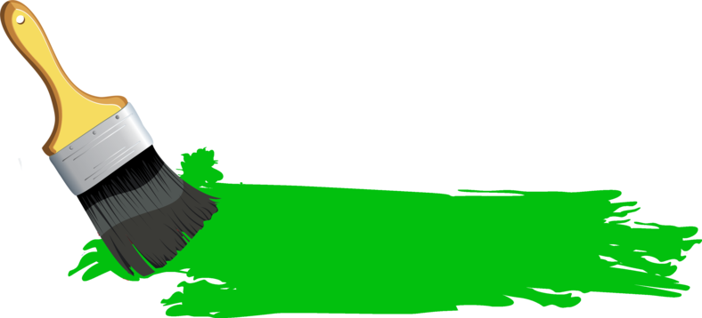 Paint Brush Clip Art (788x358)