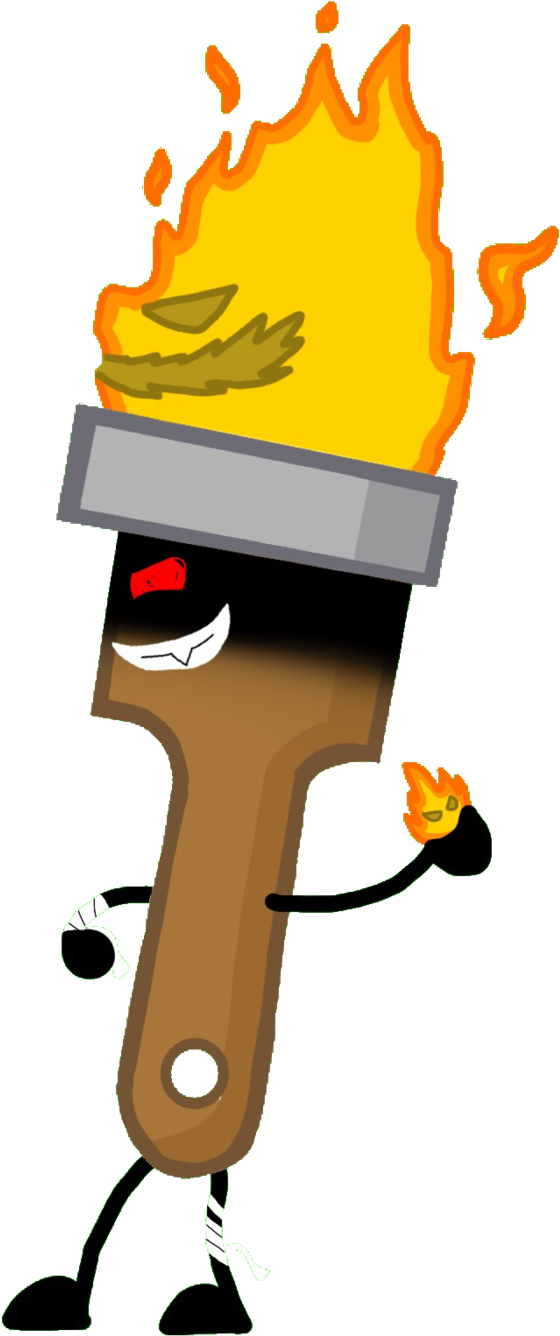 The Finale Paintbrush By Ball Of Sugar - Anger Paintbrush Inanimate Insanity (594x1346)