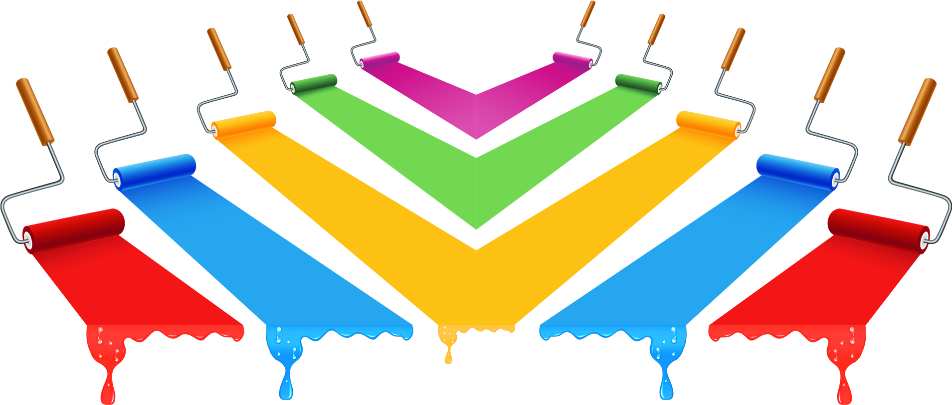 Painting Paintbrush Color - Paint Vector (2147x1080)