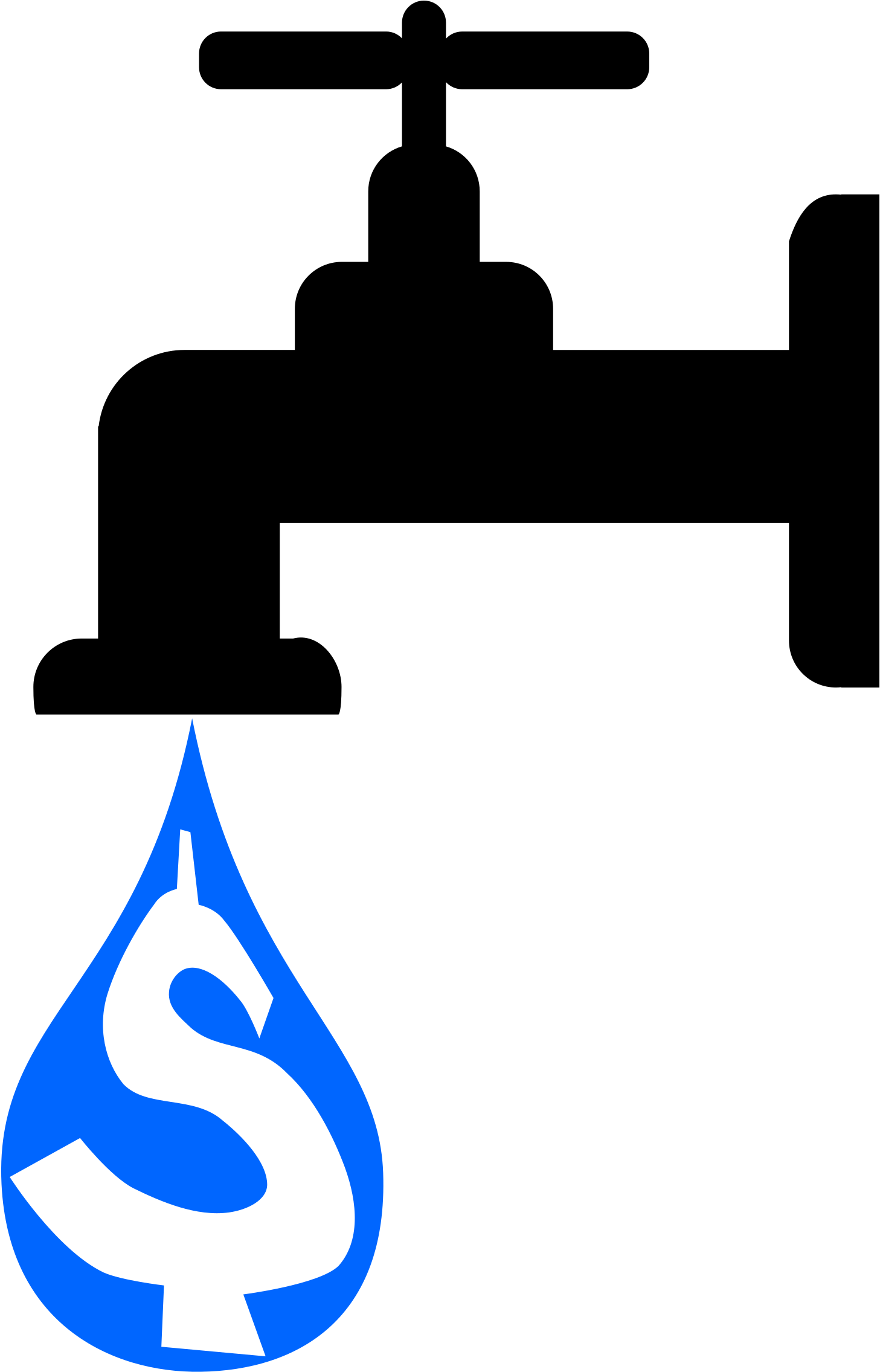 Dripping Water Cliparts - Save Water Clip Art (1590x2400)