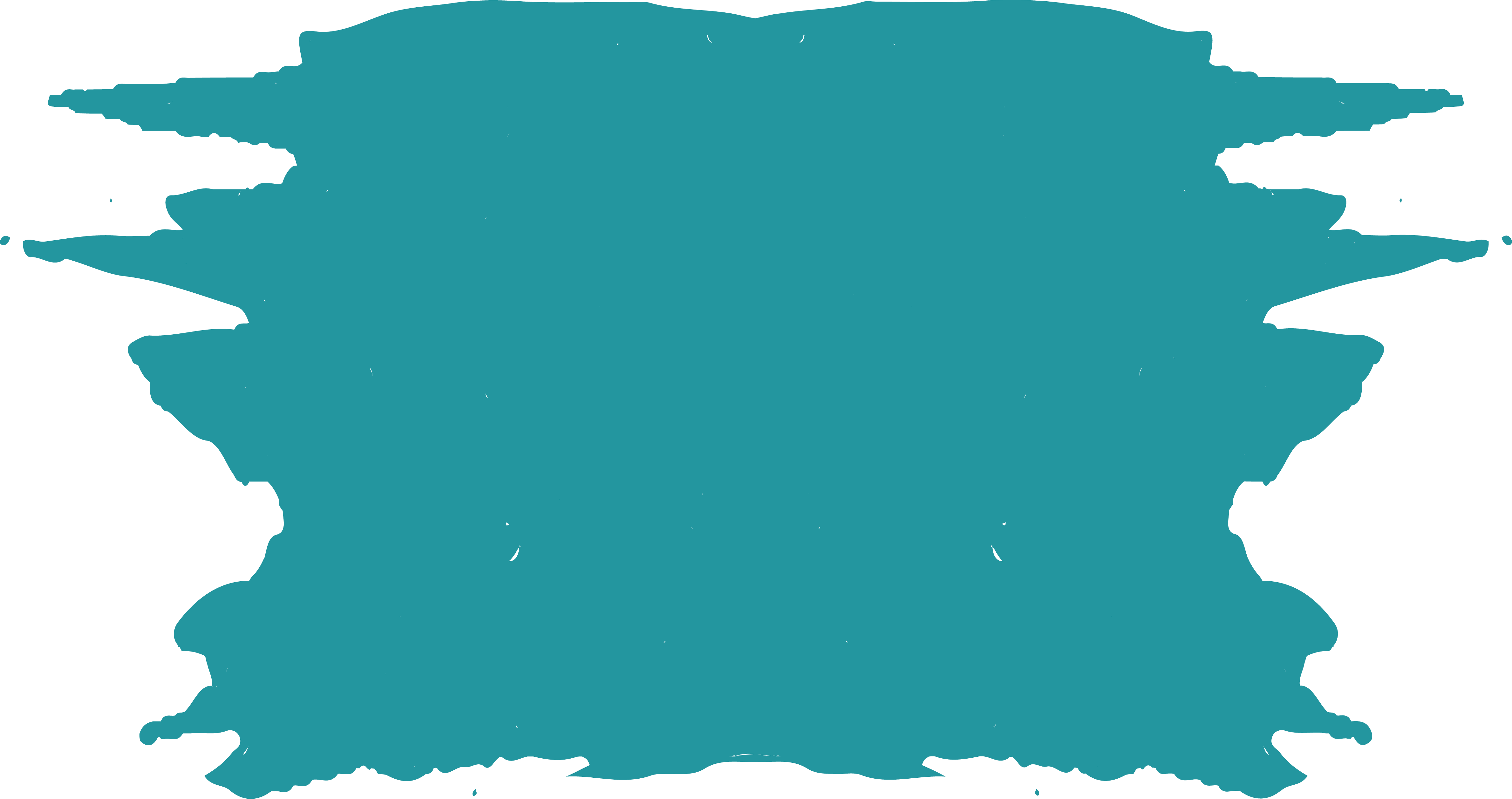 Watercolor Painting Paintbrush - Blue (4758x2514)