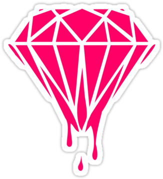Neon Dripping Diamond By Beone - Diamond Dripping (375x360)