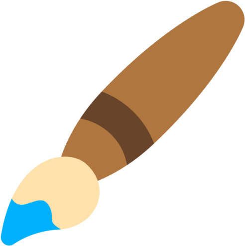 Mozilla - Paintbrush Emoji (512x512)