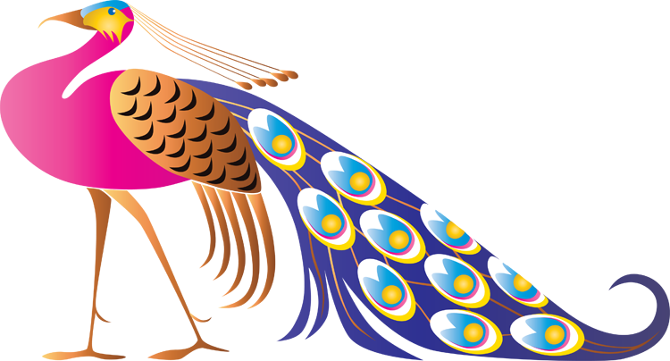 Cute Peacock Clip Art Vector Open Stock Creativemons - Clip Art (750x404)