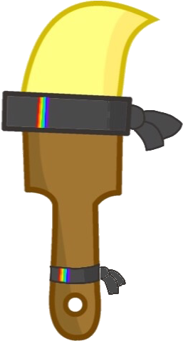 Color Ninja Paintbrush Body Asset By Sugar-creatorofsfdi - Inanimate Insanity Ninja Paintbrush (269x502)