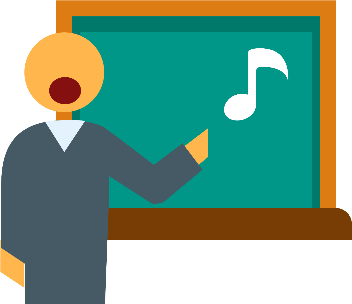Marker Clipart Teaching Material - Music School (1600x1600)