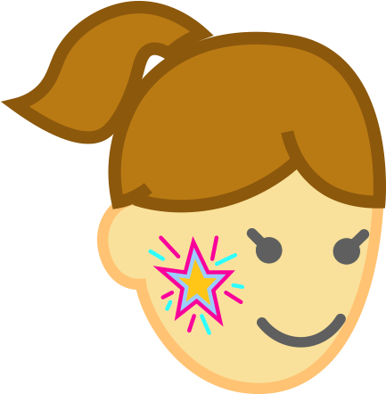 Face Painting - Painting (512x512)