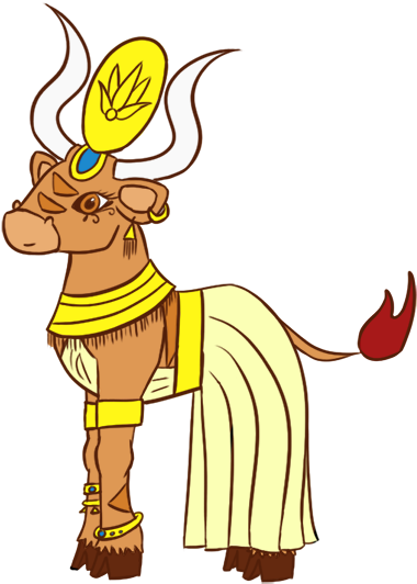 Follows The Traditional Color Palette For Desert Kaus - Cartoon (406x550)