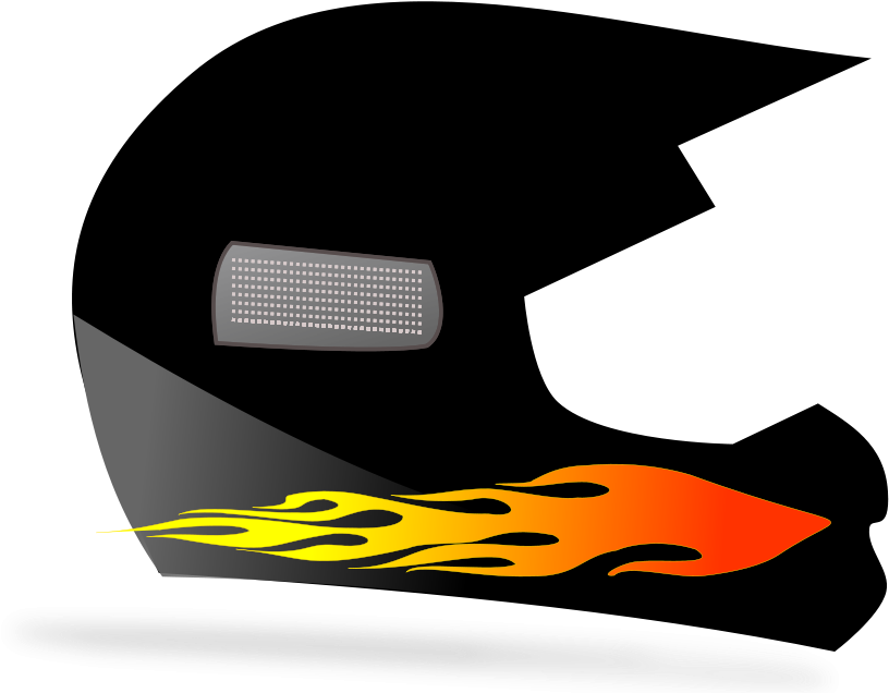 Helmet - Race Car Helmet Clipart (958x718)