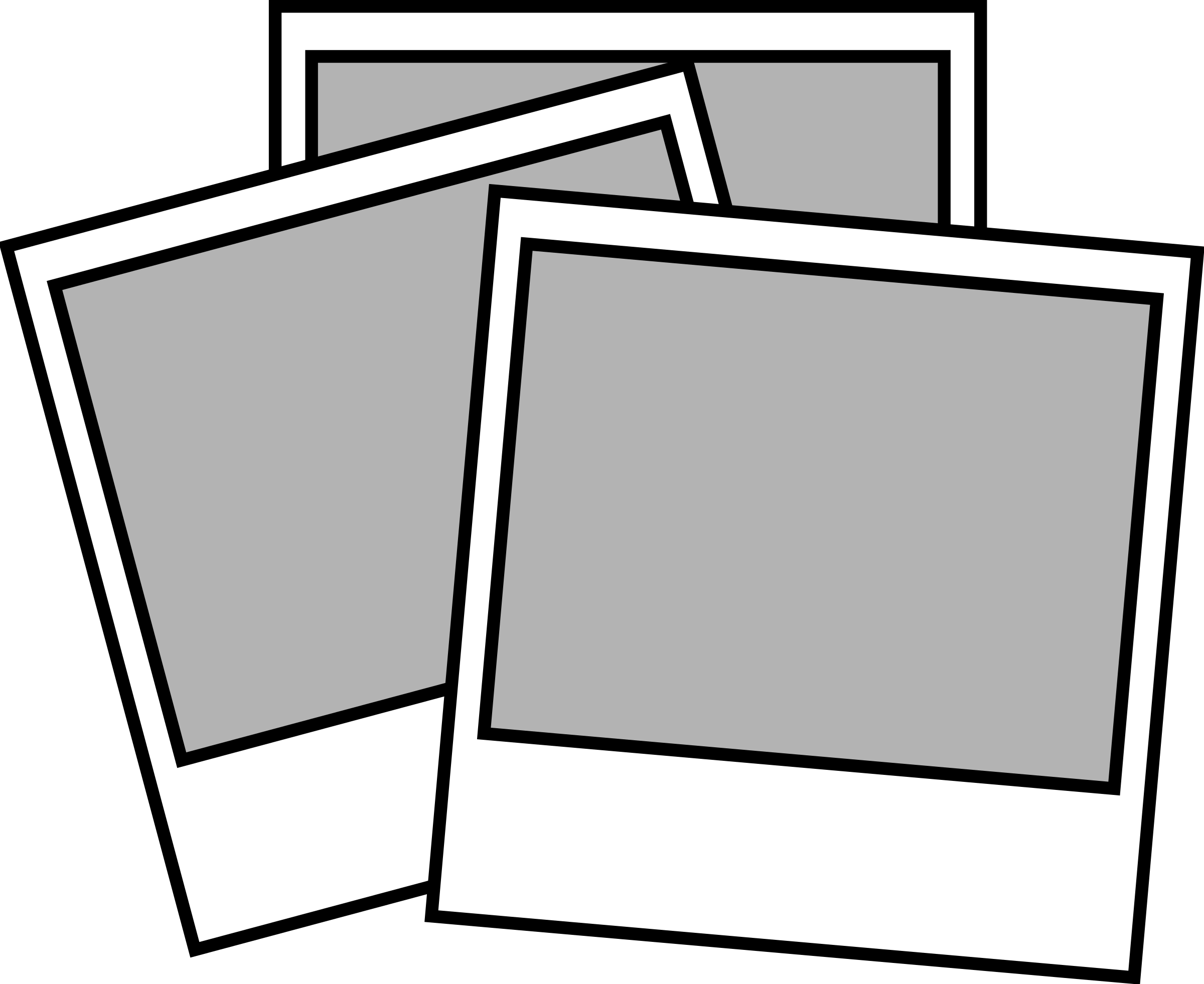 Drawing Clipart Transparent - Polaroid Clipart (2400x1962)