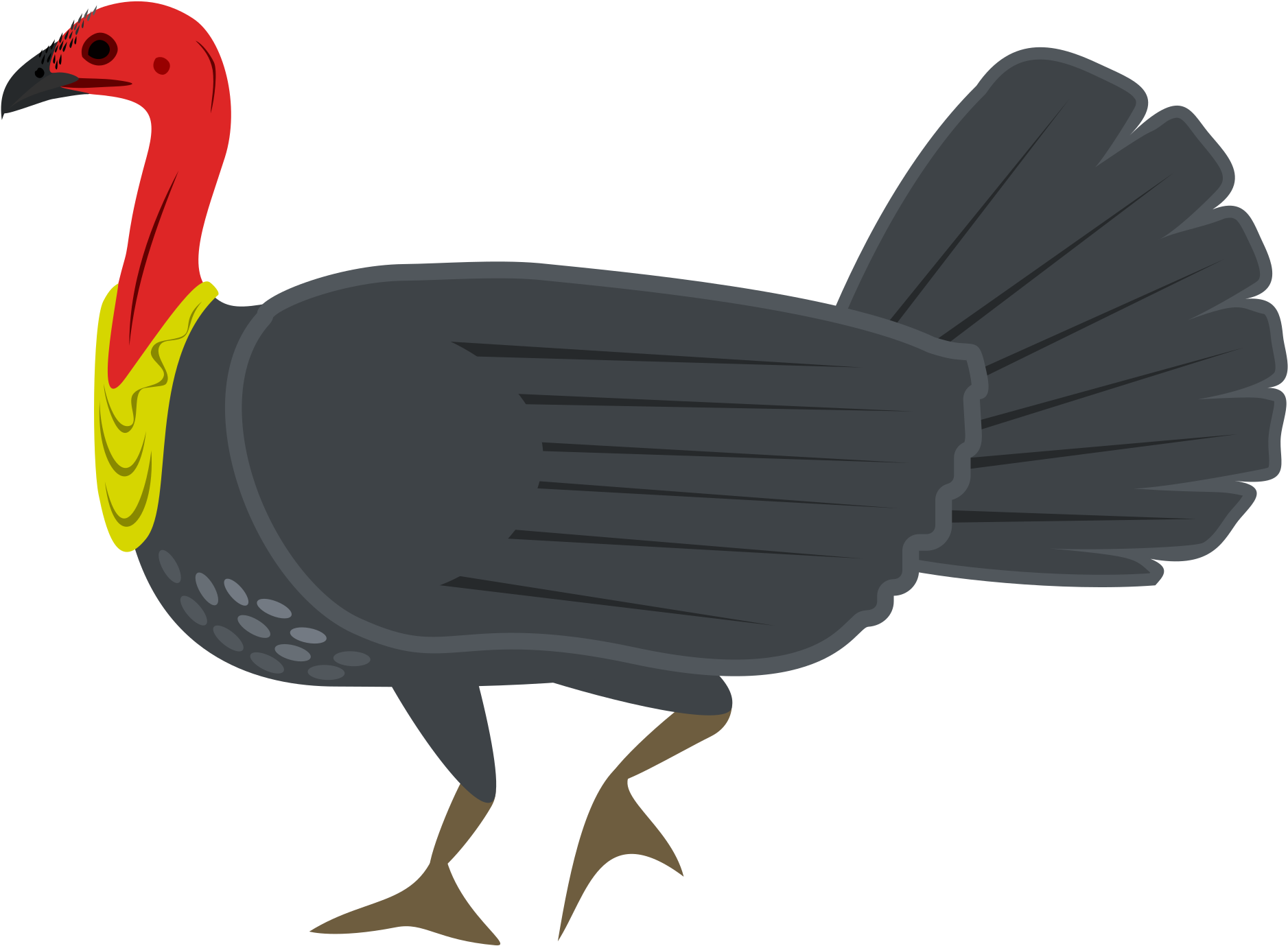 Brush-turkey - Bush Turkey Clipart (2400x2400)