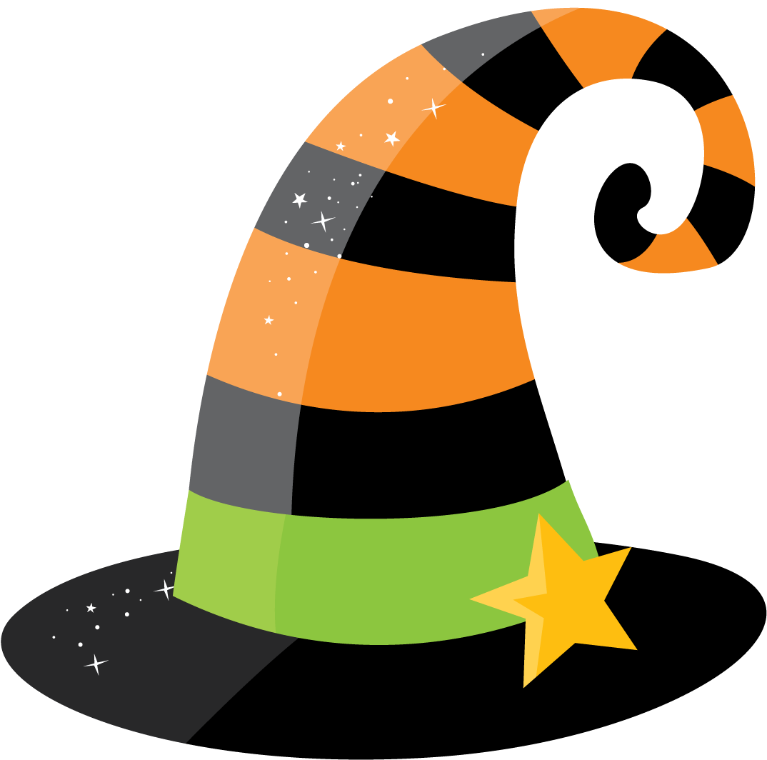 Cards - Halloween Clipart Witch Hat (1186x1276)