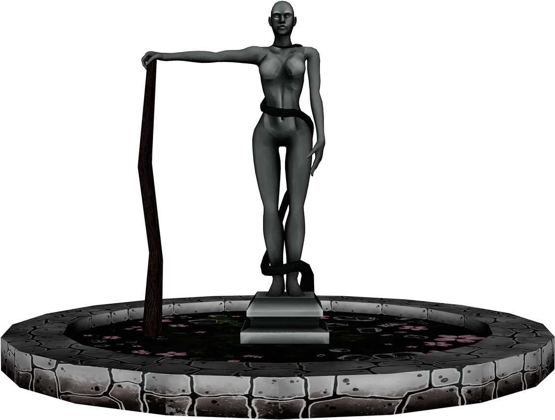 3d Female Character Statue Created For Part Of A Battle - Statue (1920x1080)