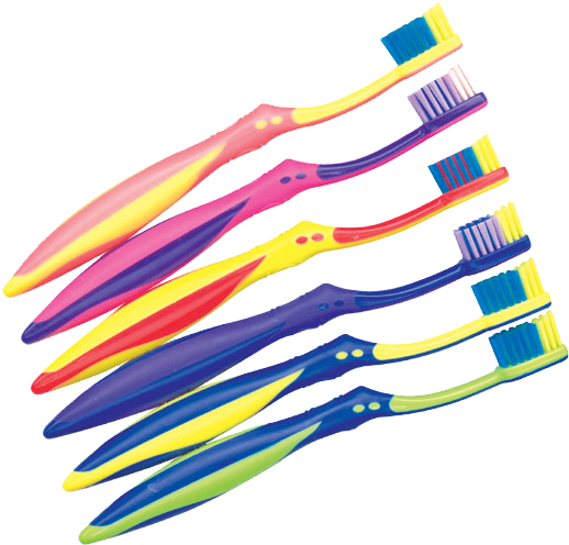 Toothbrush Free Png Image - New Toothbrushes (523x521)
