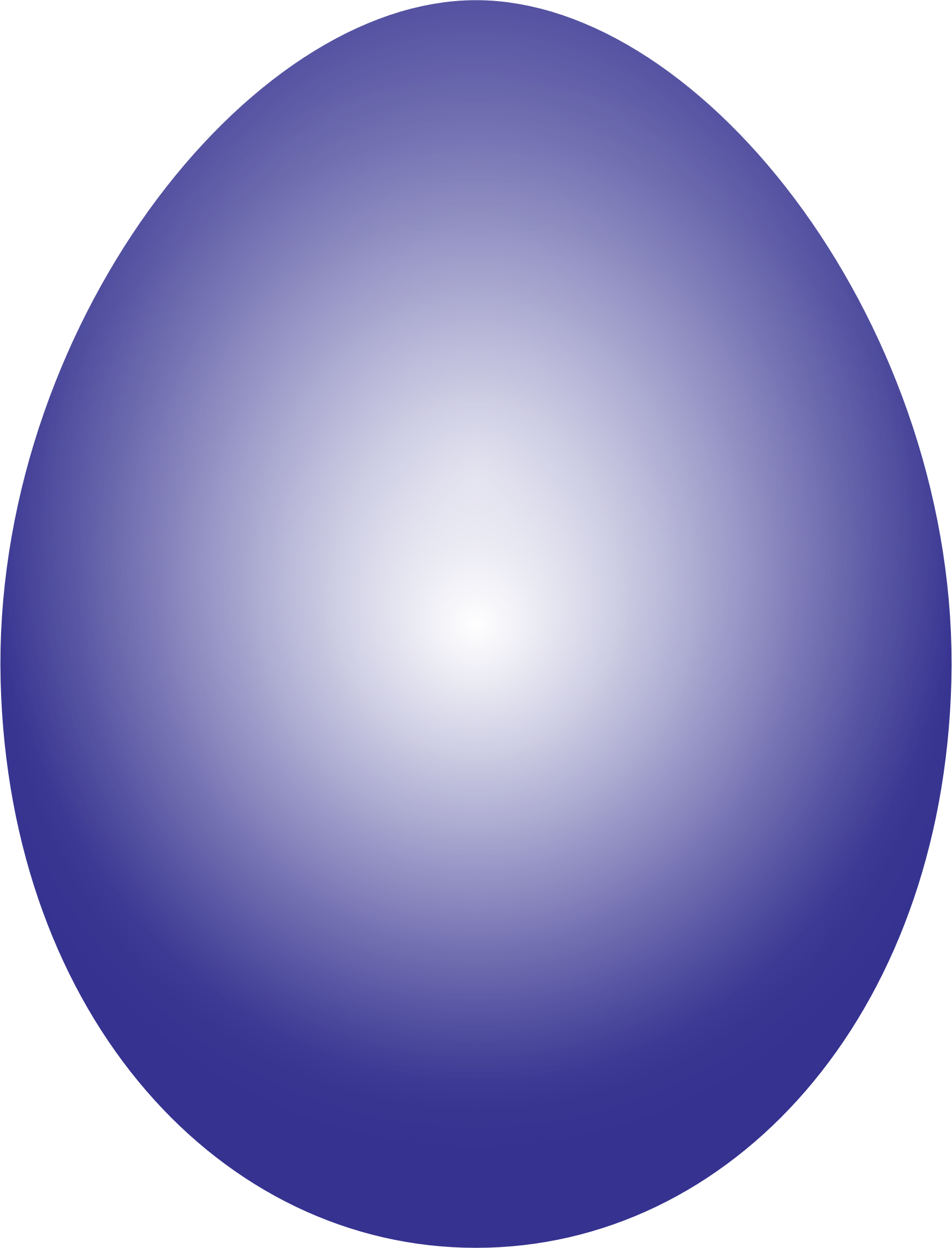 Blue Egg Cliparts - Blue Easter Egg Png (1744x2286)