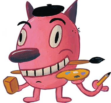 Image Result For Cranium Board Game Clipart - Cranium Board Game Characters (376x347)