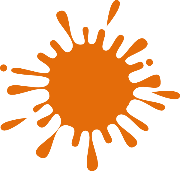 28 Collection Of Orange Paint Splash Clipart - Green Paint Splatter (600x573)