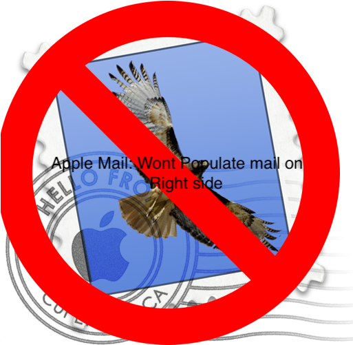 Apple Mail Wont Show Any Information In The Right Pane, - Mac Mail Logo (512x512)