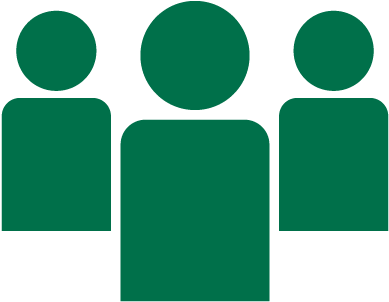 Club Clipart Student Organization - Students Icon In Green Png (600x450)