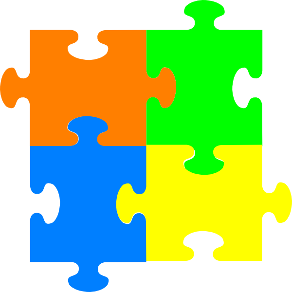 Puzzle Complete Big Clip Art - Complete Clipart (600x600)