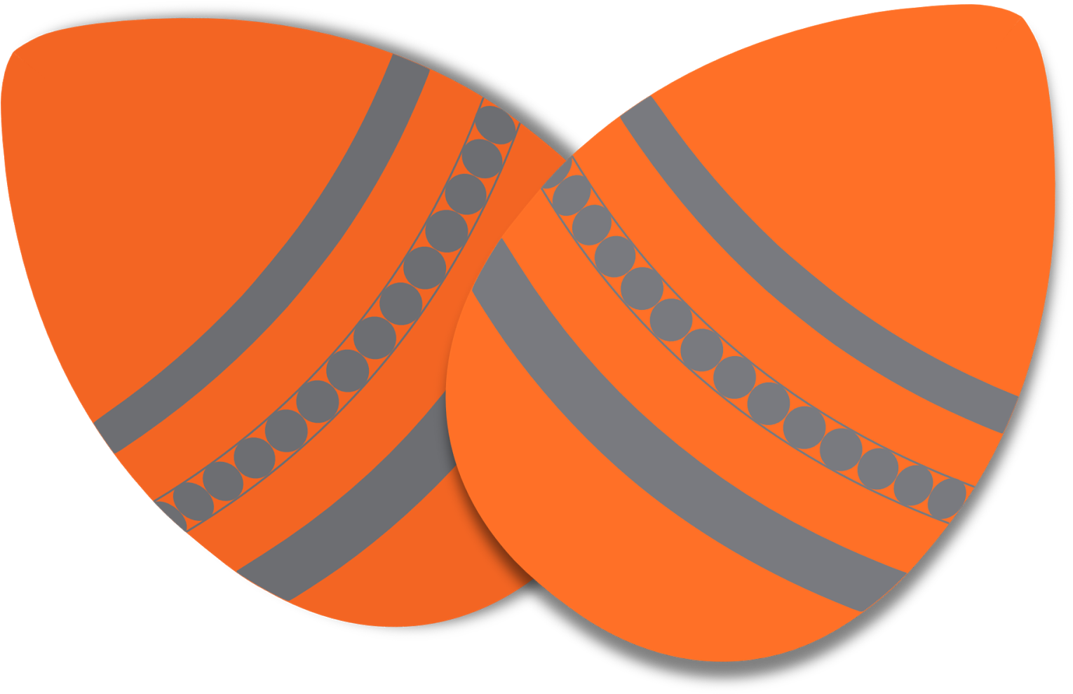 Ilmainen Clipart-kuva, Oranssit Koristellut Munat - Egg (1600x1038)