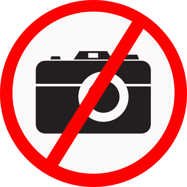 No Camera Allowed Clip Art At Clker Com Vector Clip - No Picture Taking Sign (600x600)