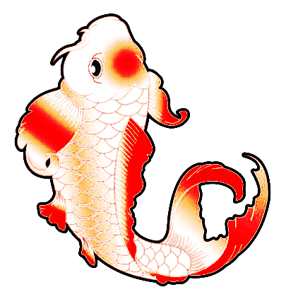 Koi Fish Clipart Transparent - Koi Fish Clipart Transparent (404x450)