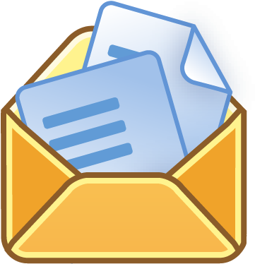 Letter In Envelope Open Clipart Free Clipartfest - Letter And Envelope Clipart (442x442)
