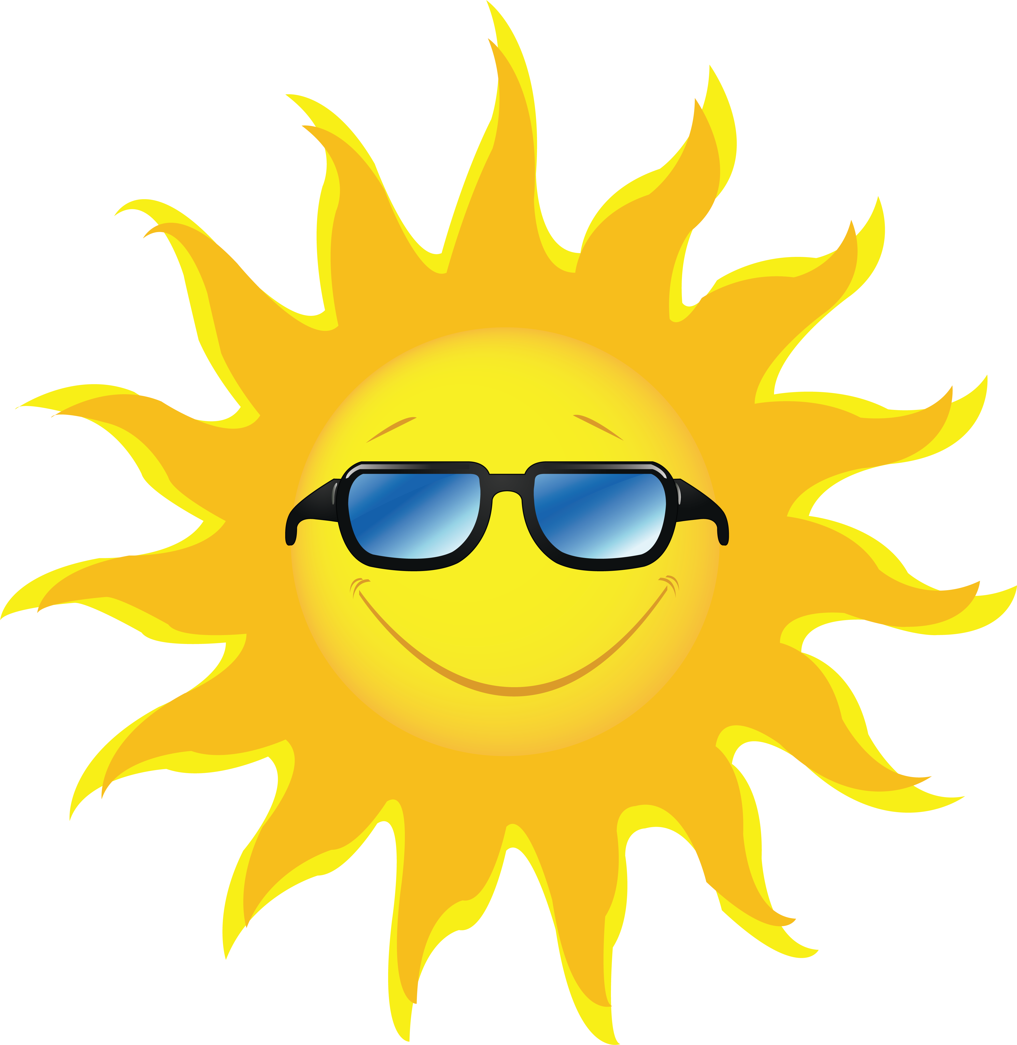 Sun Png Images, Real - Sun With Sunglasses Png (4139x4321)