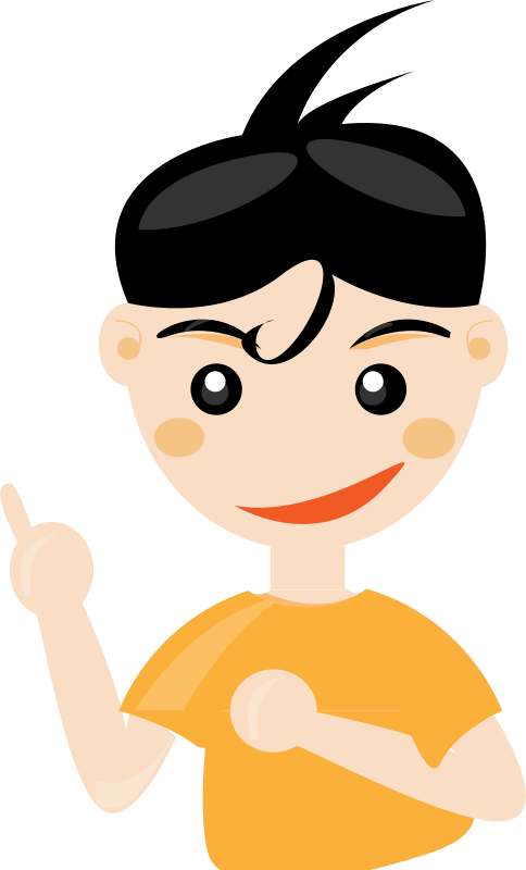 1 2 - Boy Student Cartoon Png (484x800)
