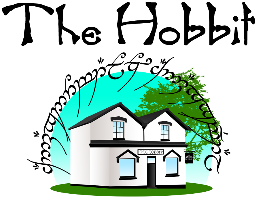 Hobbit Clipart Real - Hobbit Pub Logo (954x834)