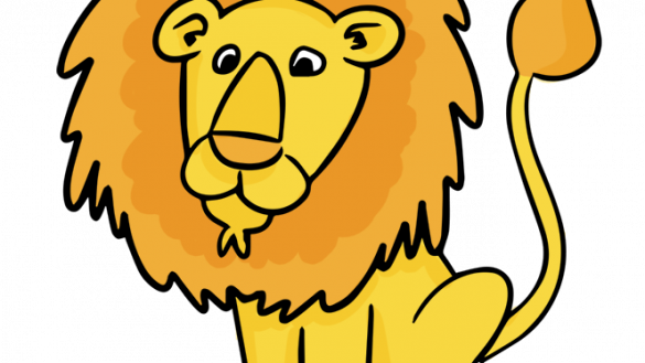 Better Lion Pictures For Kids Cartoon Free Download - Lion Clipart (585x329)