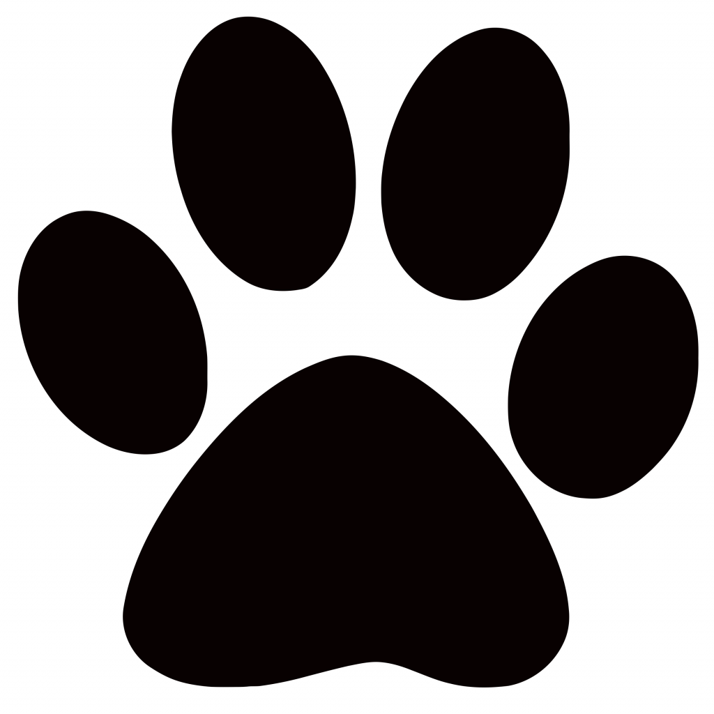 Download Fetching Panther Paw Print Clip Art - Download Fetching Panther Paw Print Clip Art (1024x1024)