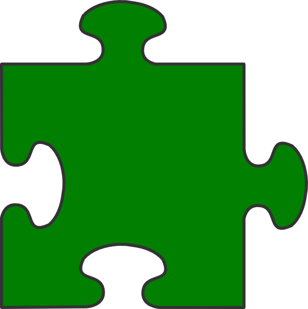 Green Puzzle Piece Autism (600x601)