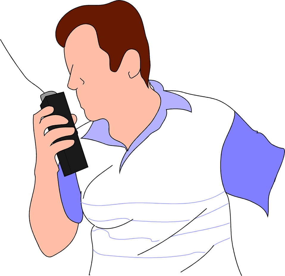 Walkie - Man With Walkie Talkie Png (958x926)