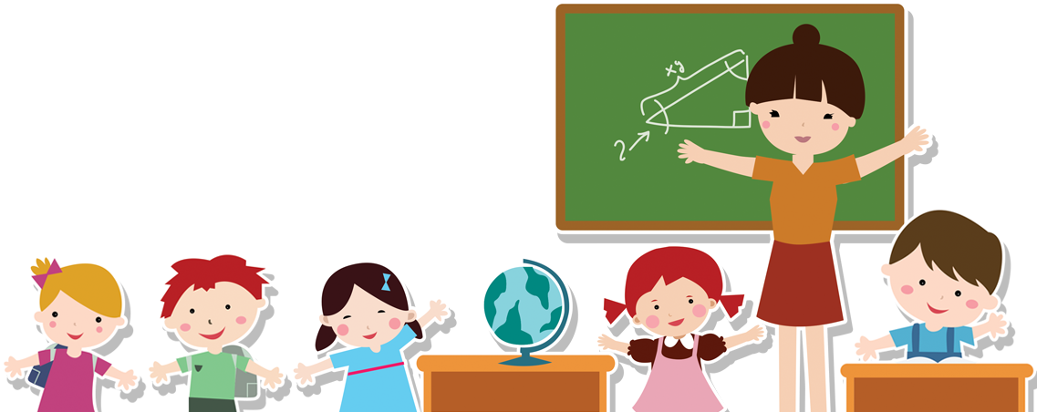Teacher And Students Png (1137x452)